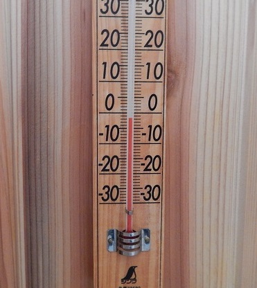 ソフィアート・ガーデンの小屋の温度