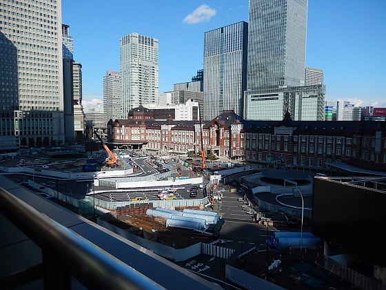 東京駅周辺の整備工事