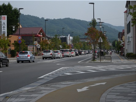 新軽井沢の道路混雑（方向を選べば空いている）